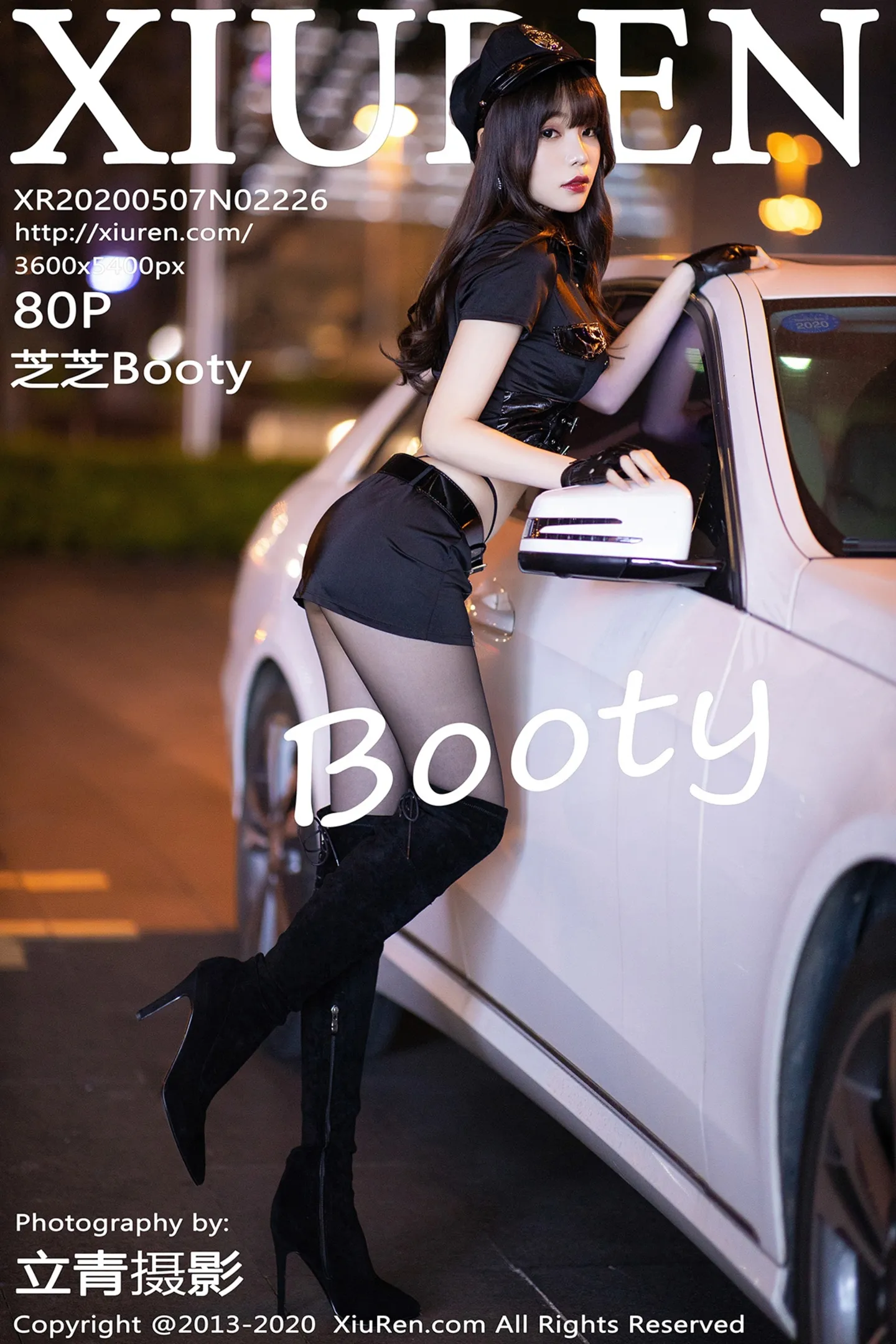 [XiuRen秀人网]No.2226_女神芝芝Booty私房女警制服主题情趣内衣配黑丝袜魅惑写真80P-秀人网 - XiuRen.Pro